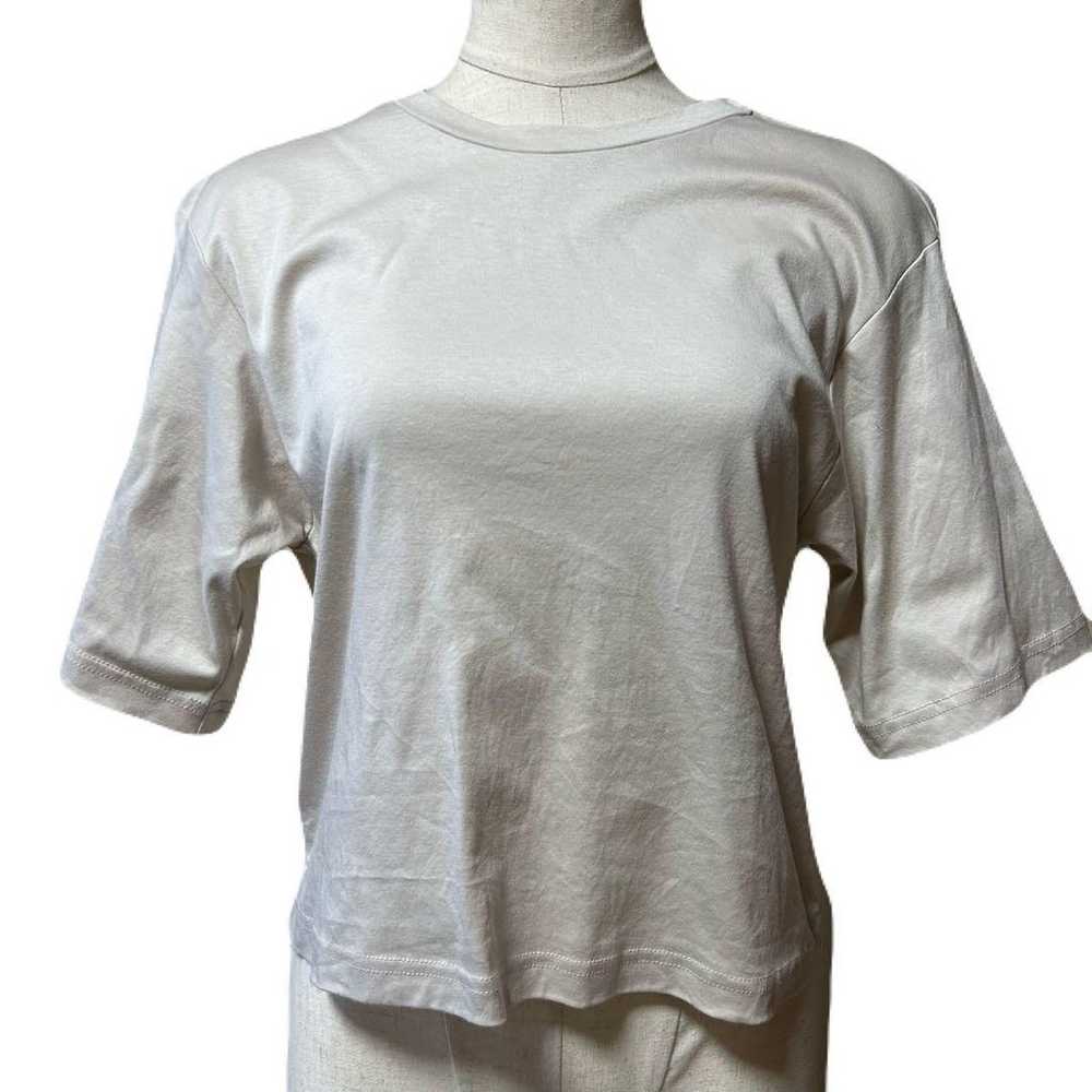 Excellent condition IENA short length t-shirt cot… - image 2