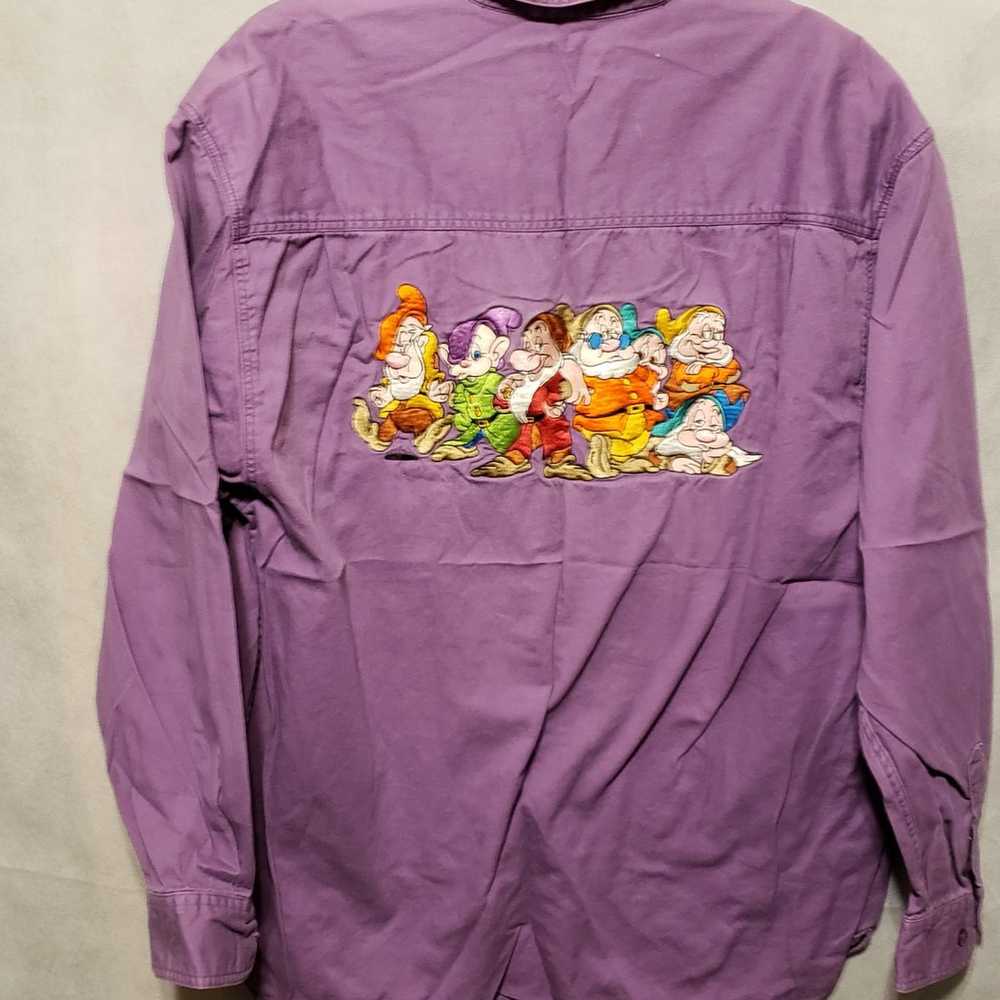 RARE Vintage 90s Disney store Embroidered Seven D… - image 2