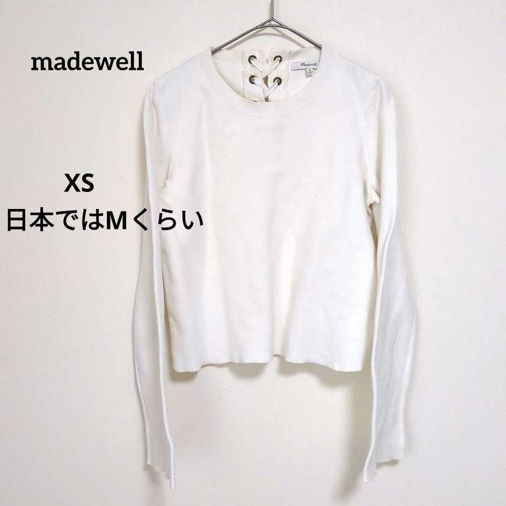 Madewell Long Sleeve Cut Tee Summer Sweater - image 1