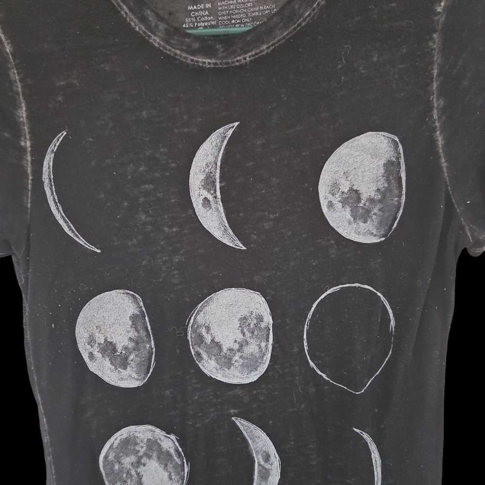 LOL VINTAGE MOON PHASE SHEER SZ S SHIRT - image 4