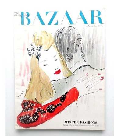 Harpers Bazaar Fashion Magazine November 1940