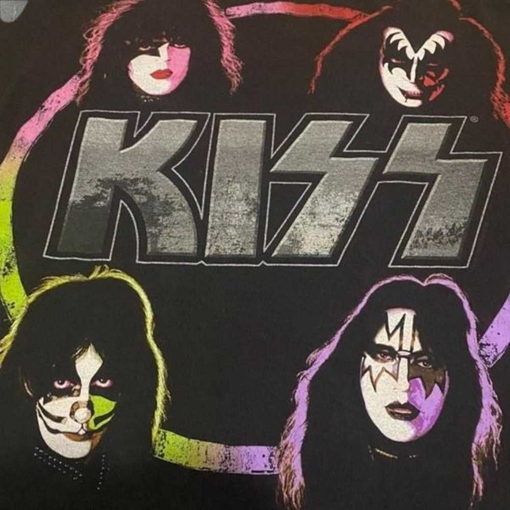 Y2K Kiss 2000s Vintage Rock Ban Graphic T Shirt S… - image 3