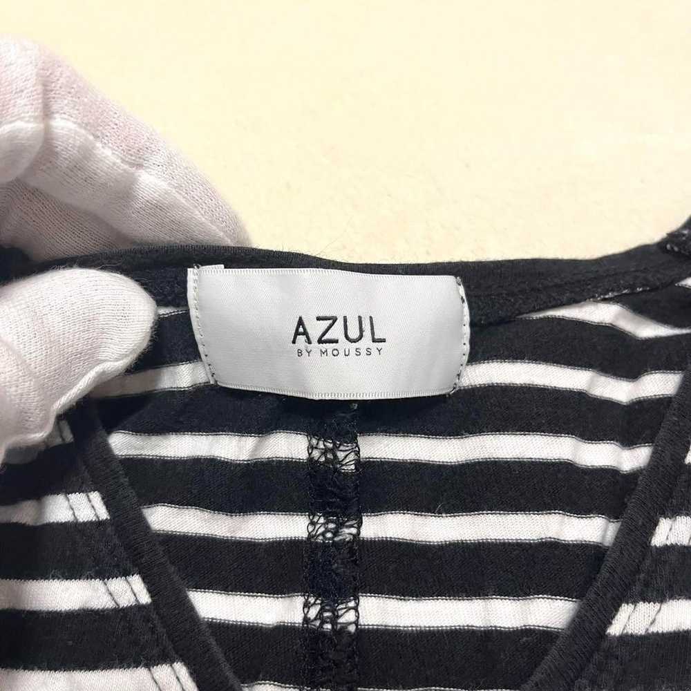 AZUL MOUSSY Long-sleeved Border T-shirt for women. - image 4