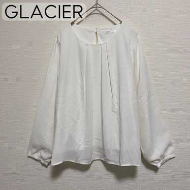 GLACIER Gracia blouse, long-sleeved, no collar, wi