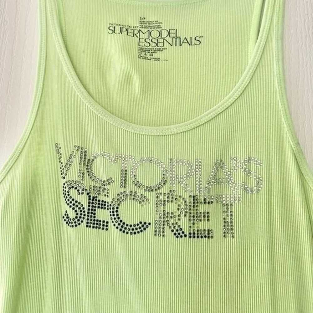 Vintage Y2K Bright lime green/neon green VICTORIA… - image 2