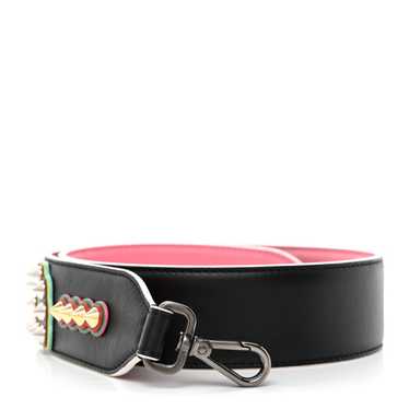 FENDI Vitello Dolce Fun Fair Metal Studded Strap … - image 1