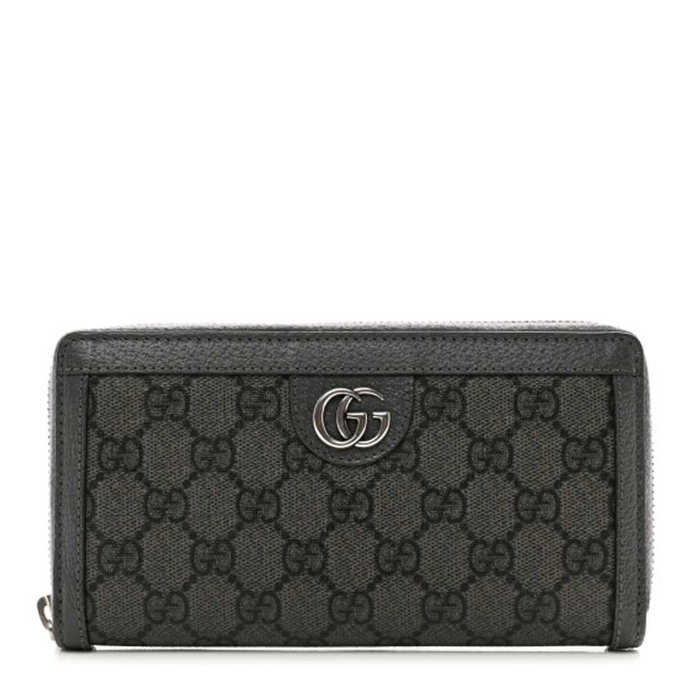 GUCCI GG Supreme Monogram Textured Dollar Calfski… - image 1