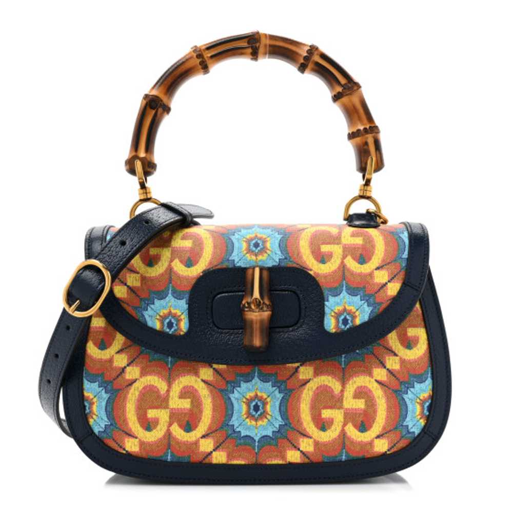 GUCCI Calfskin Kaleidoscope Medium Bamboo 1947 To… - image 1