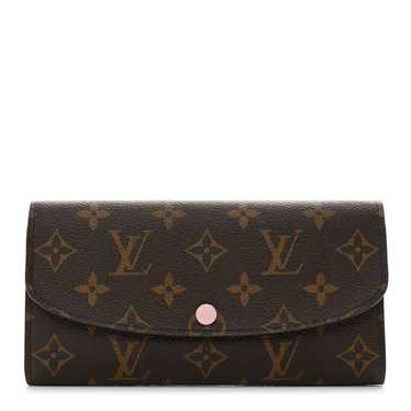 LOUIS VUITTON Monogram Emilie Wallet Rose Balleri… - image 1