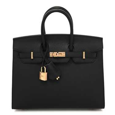 HERMES Epsom Birkin Sellier 25 Black - image 1