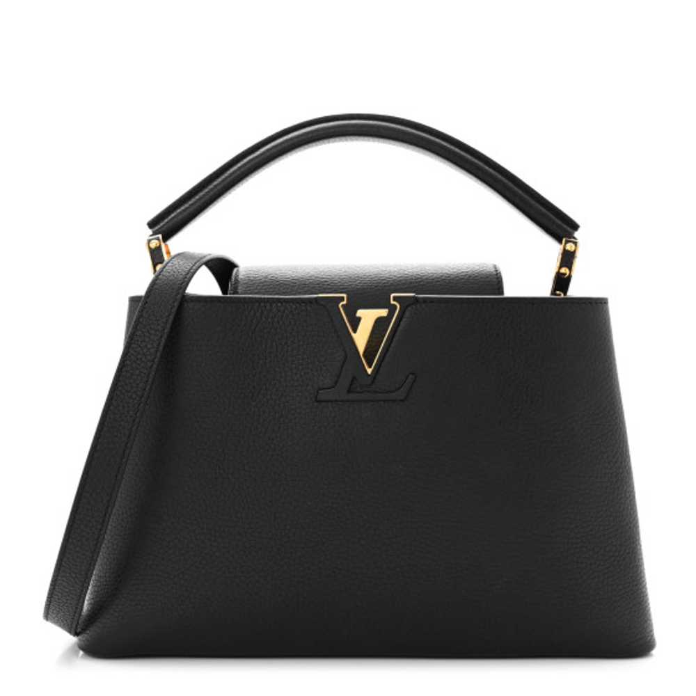 LOUIS VUITTON Taurillon Capucines PM Black - image 1