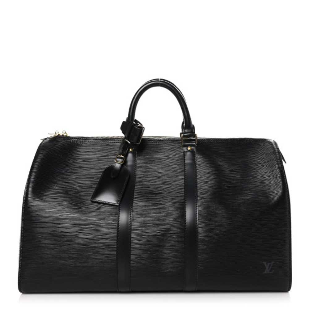 LOUIS VUITTON Epi Keepall 45 Black - image 1