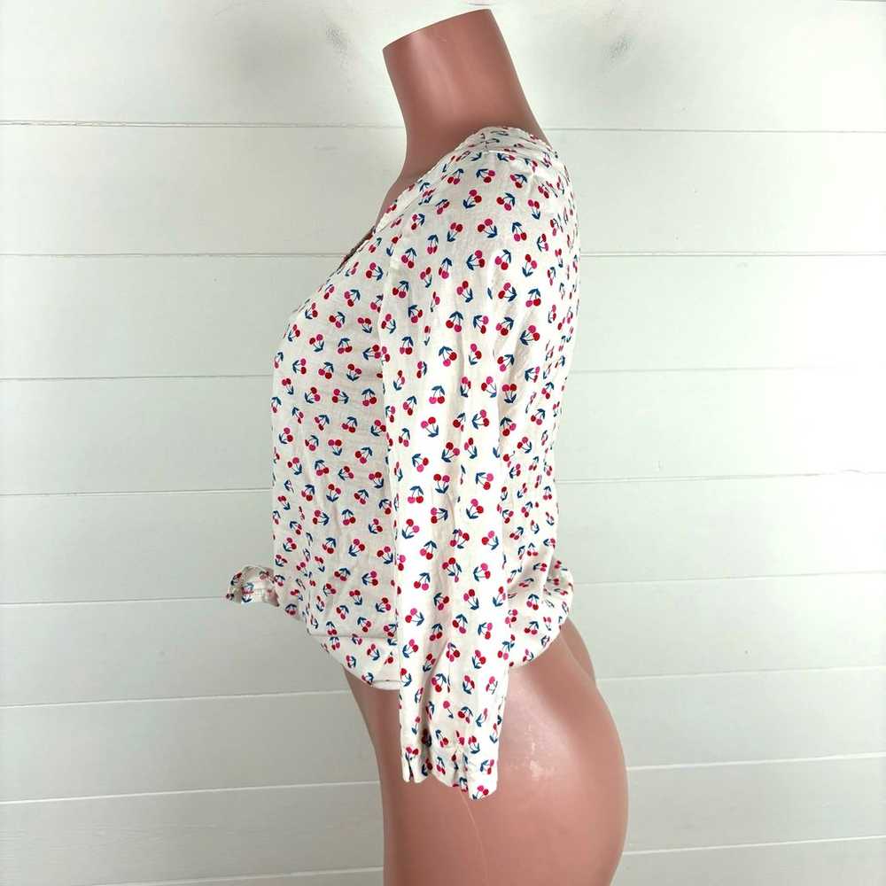 Ash & Rose VINTAGE fabric cherry all-over-print n… - image 3