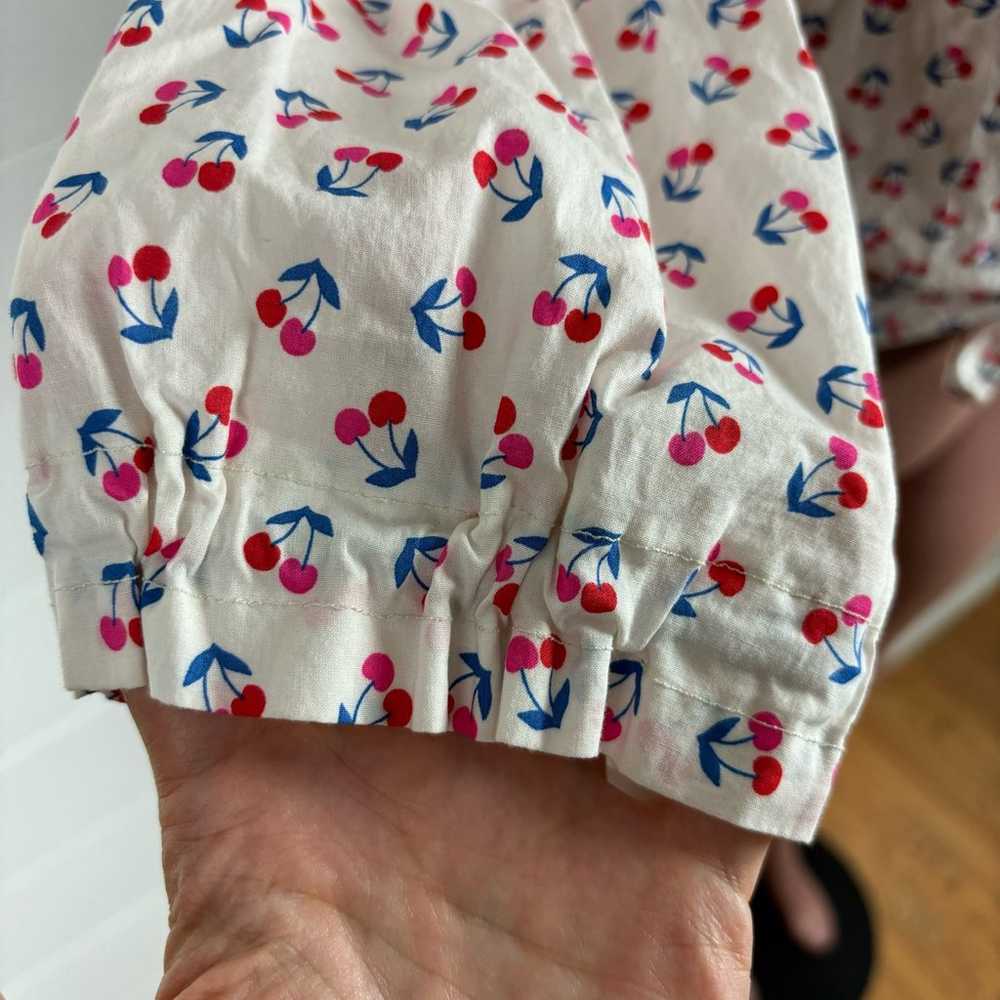 Ash & Rose VINTAGE fabric cherry all-over-print n… - image 6