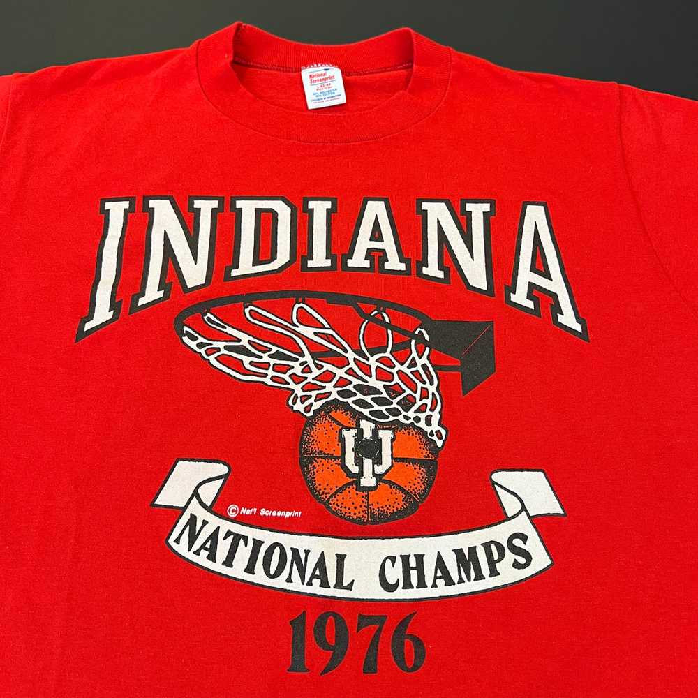 Vintage 1976 Indiana University Shirt M - image 1