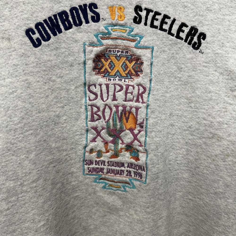 NFL Vintage Dallas Cowboys Vs Steelers Sweatshirt… - image 4