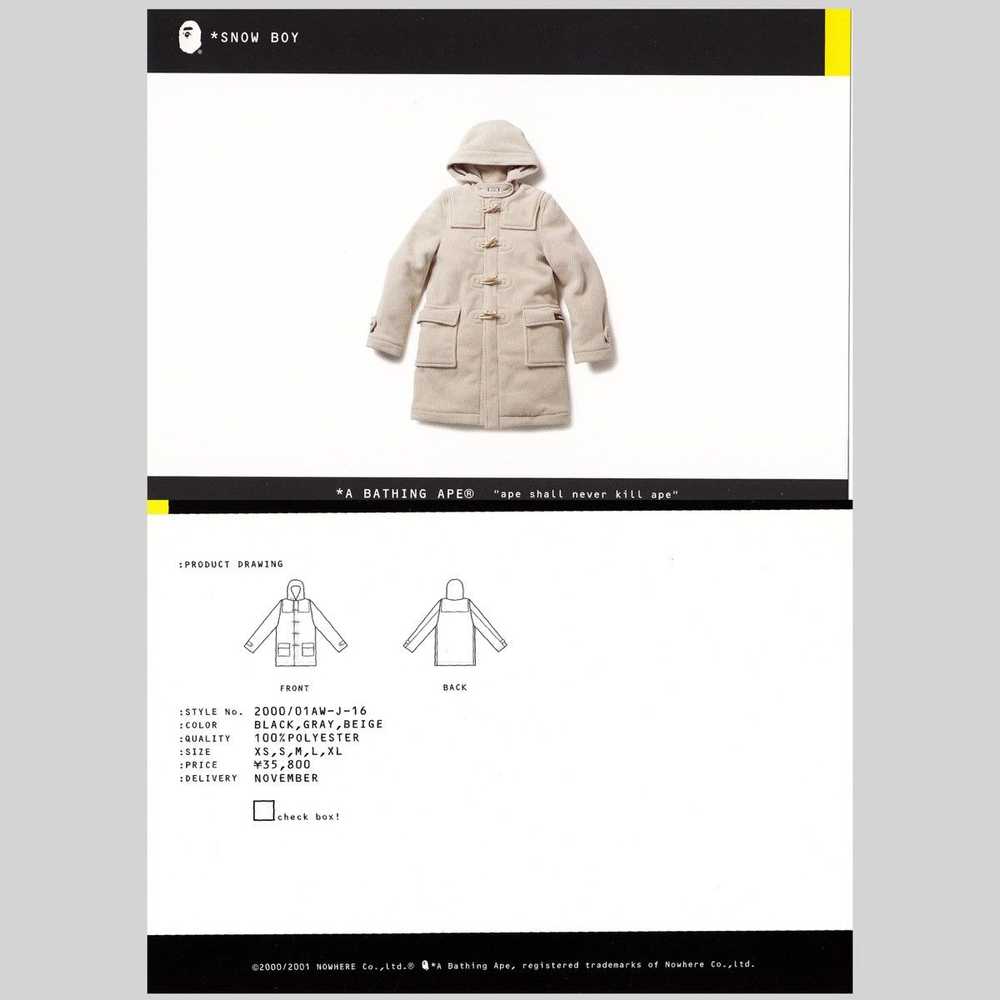 Bape Bape Fleece Duffle Coat - image 2