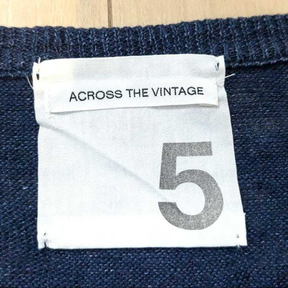 Acros the Vintage Linen Knit Short Sleeve - image 2