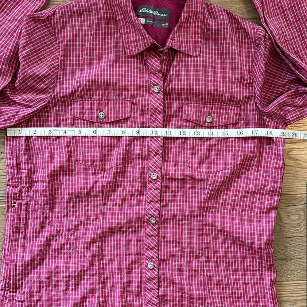 Lot of (2) Eddie Bauer Travex Long Sleeve Plaid V… - image 5