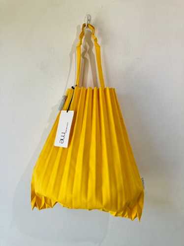 Issey Miyake Me Yellow Accordion Purse