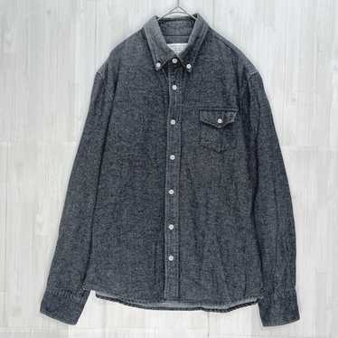 Chao Panic T-P Button Down Black Denim Shirt M