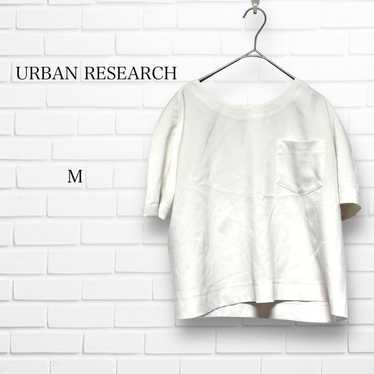 Urban Research T-Shirt White Size M Plain Simple … - image 1