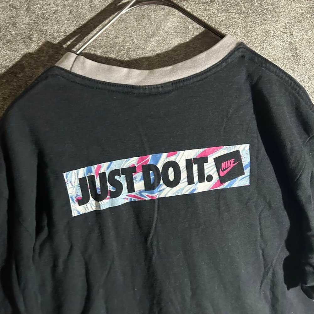 NIKE Nike Ringer T-Shirt Swoosh Grunge Y2K Vintag… - image 12