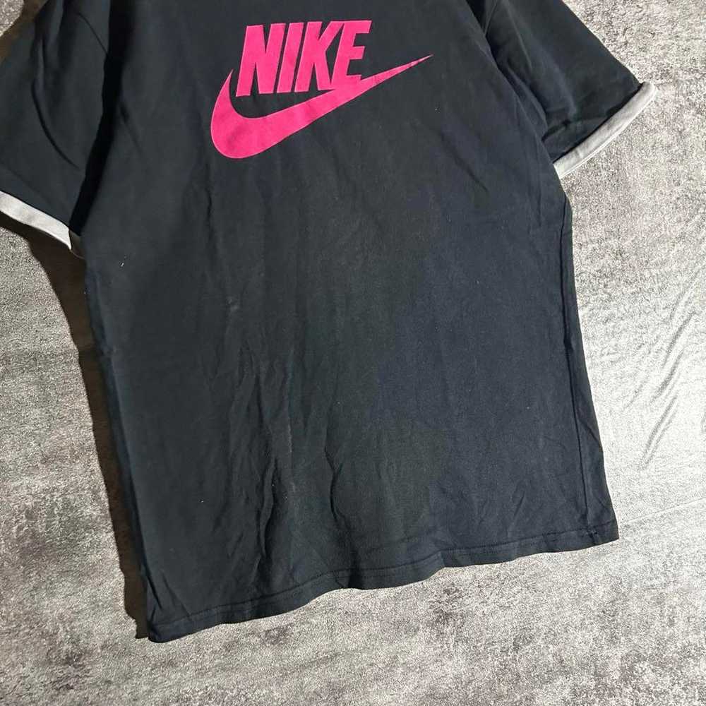 NIKE Nike Ringer T-Shirt Swoosh Grunge Y2K Vintag… - image 6