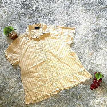 【COSBY】Cosby (M) short-sleeved shirt blouse with … - image 1