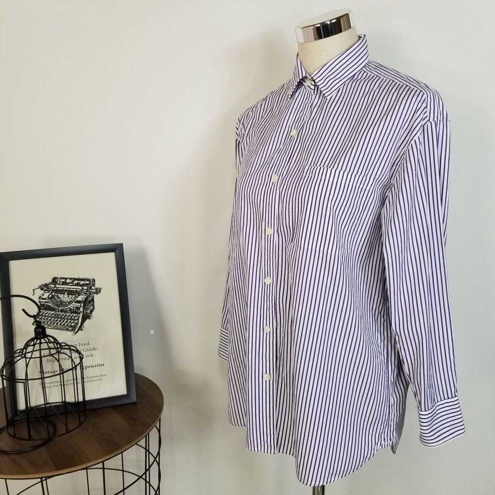 High-quality 23-ku Striped Oversized Shirt Blouse… - image 4