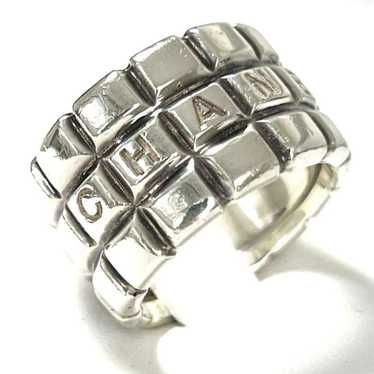 シャネル CHANEL チョコバー ワイド リング 13号 SV925 希少 Chanel silver ring 925 - Gem