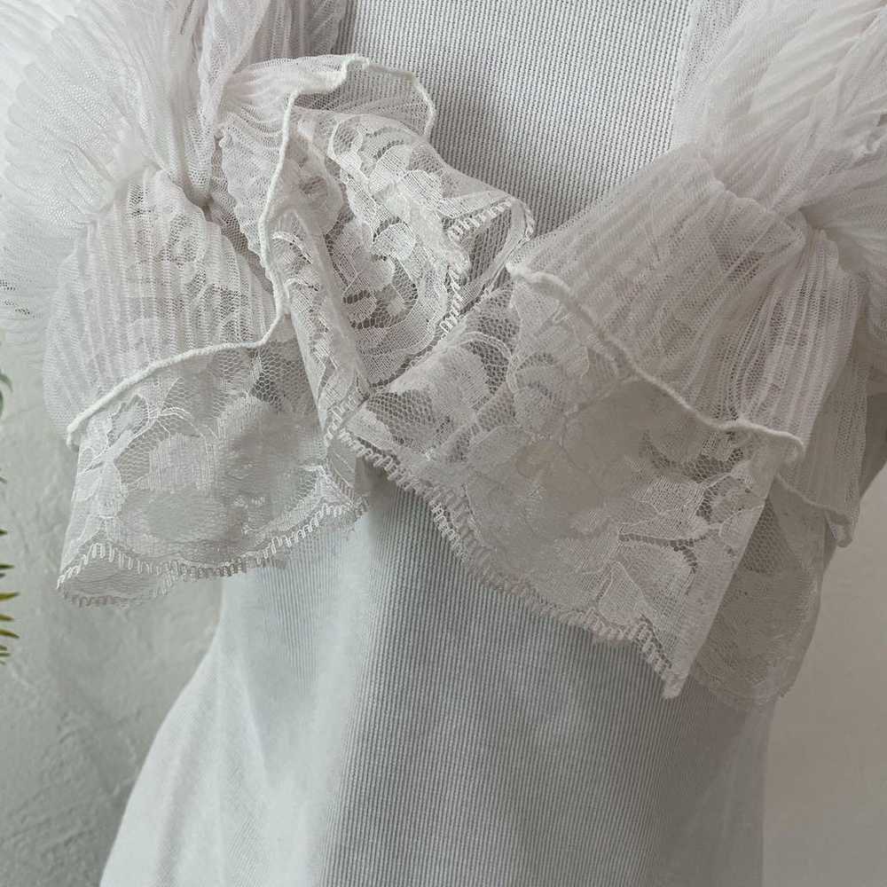 Grail ♡ Cut and sew sheer long-sleeve with ribbon… - image 9