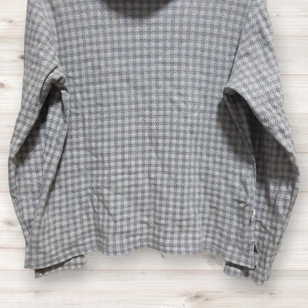 C0700【ilepaja】Blouse long sleeve (L) Checkered pa… - image 5