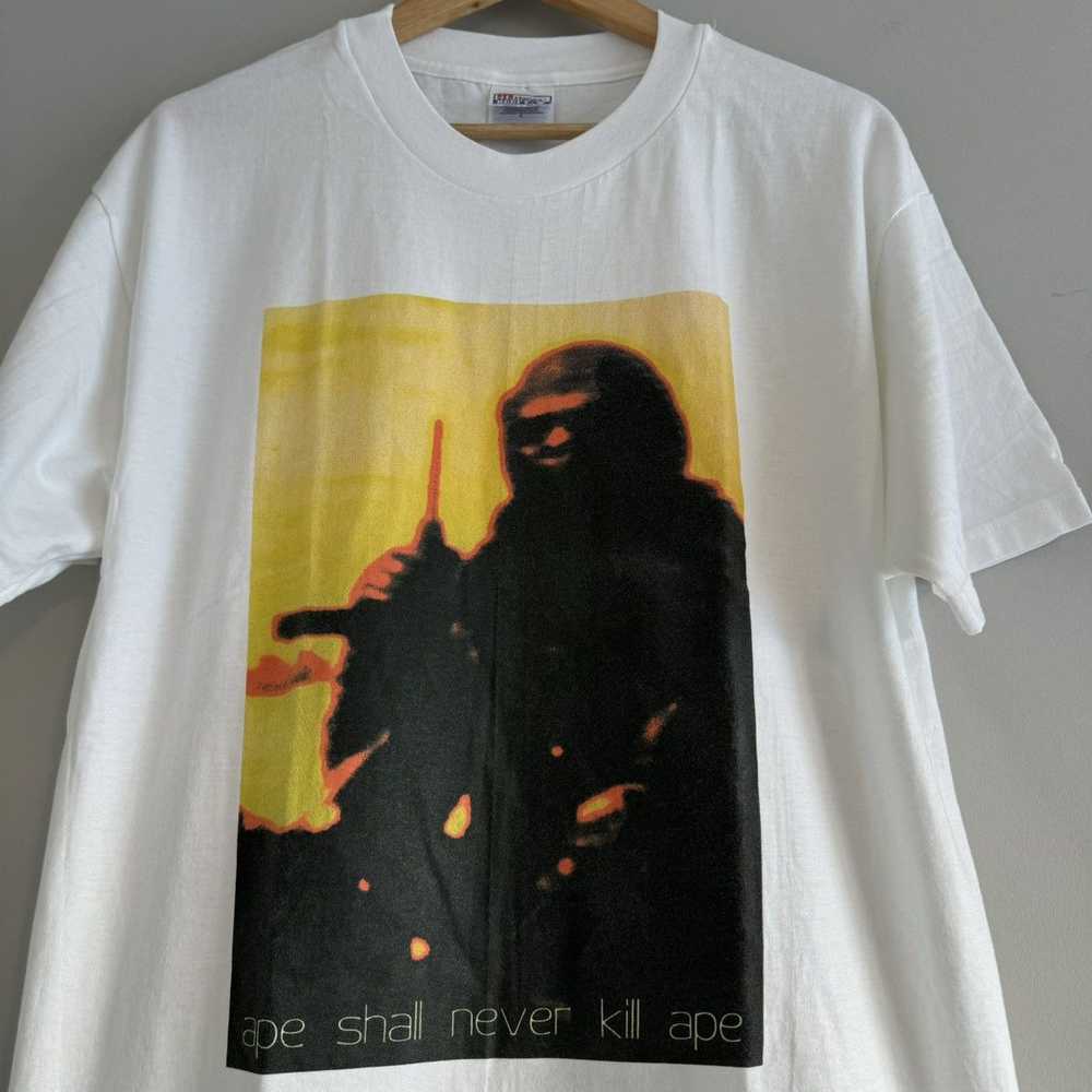 Bape × Futura Bape x Futura 2000 Hanes Beefy Tee - image 2