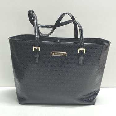 Michael Kors Monogram Logo Embossed Patent Carrya… - image 1