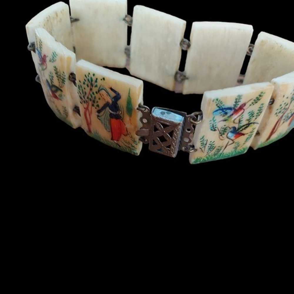 Peruvian Vintage Picture story bracelet - image 2