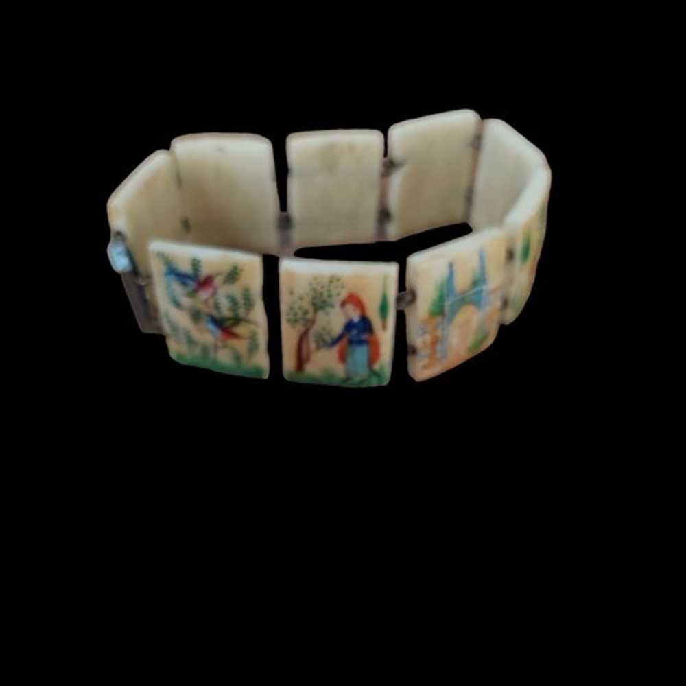 Peruvian Vintage Picture story bracelet - image 4