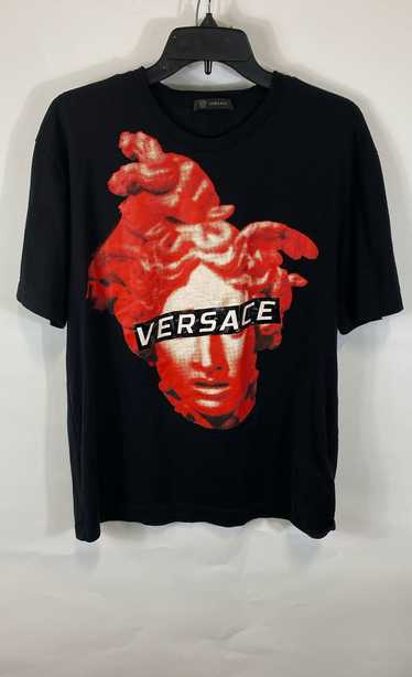 Versace Medusa Print Black T-shirt - Size XL