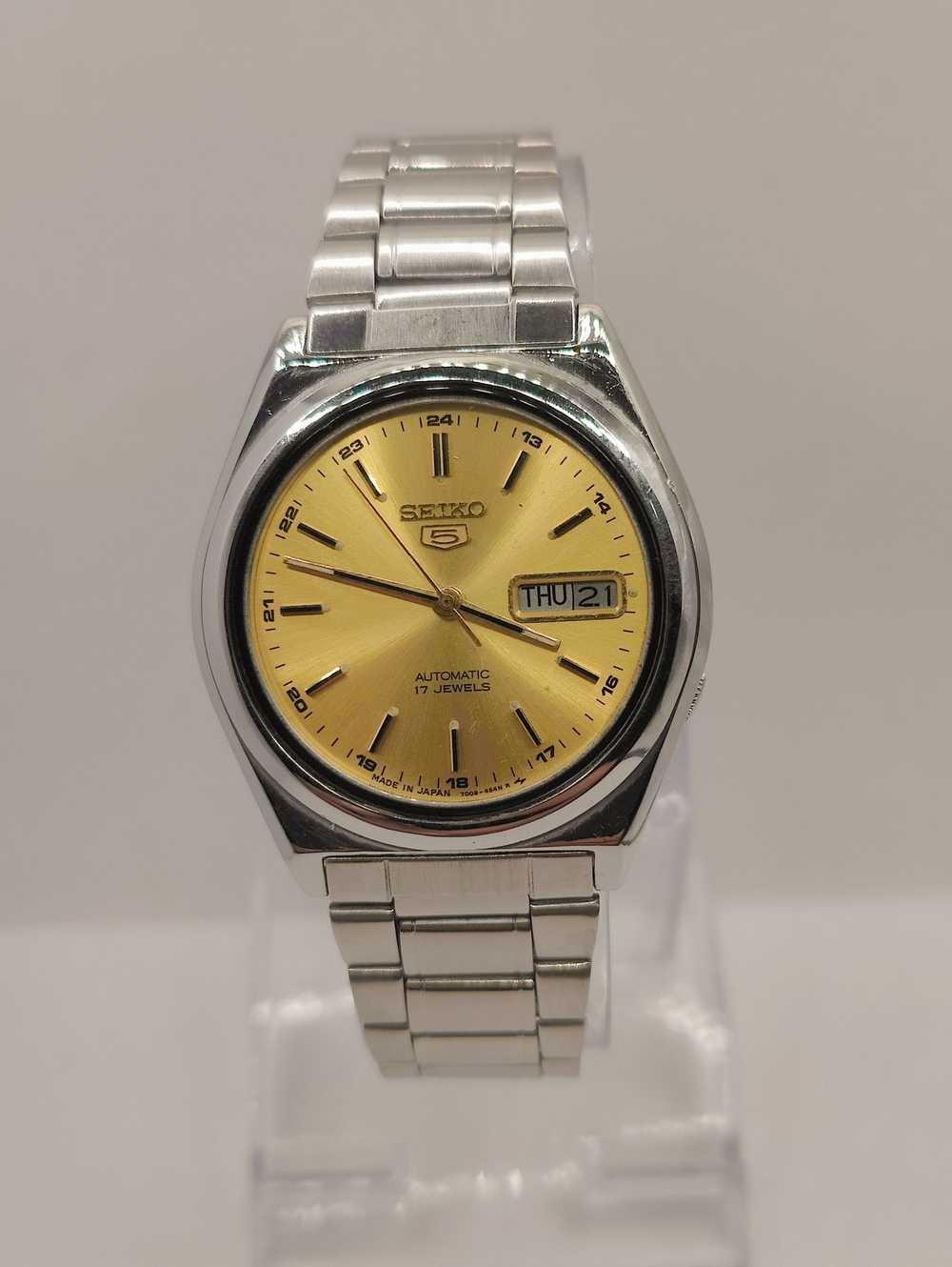 Seiko Seiko 5 Automatic Wrist Watch 17Jewels Day/… - image 2