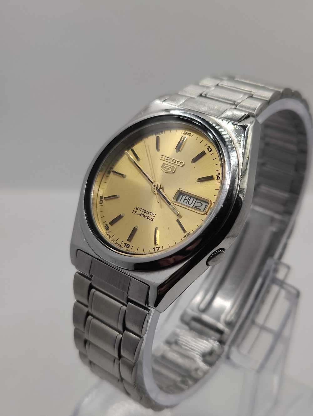 Seiko Seiko 5 Automatic Wrist Watch 17Jewels Day/… - image 3