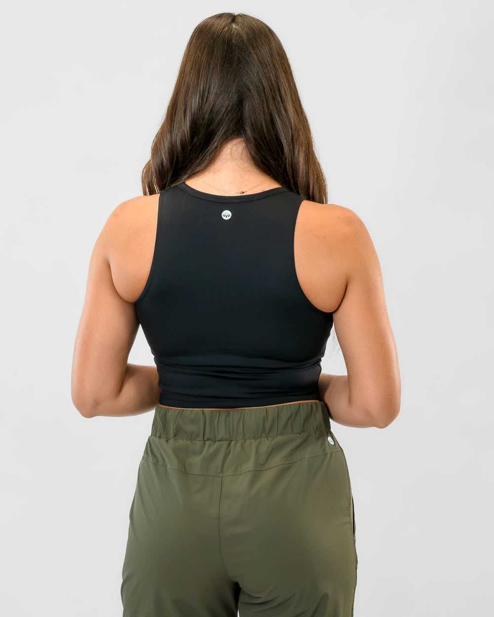 Senita Athletics Lux Vinyasa Henley Crop Top - Bl… - image 2