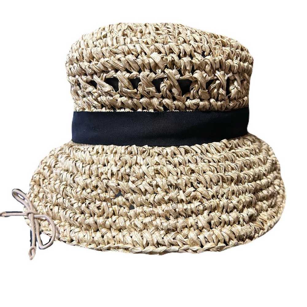 Excellent condition CA4LA Kashira hat straw hat p… - image 2