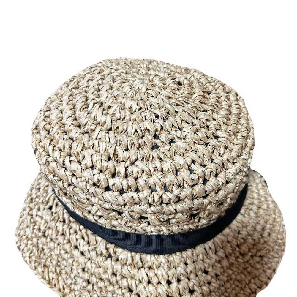 Excellent condition CA4LA Kashira hat straw hat p… - image 3