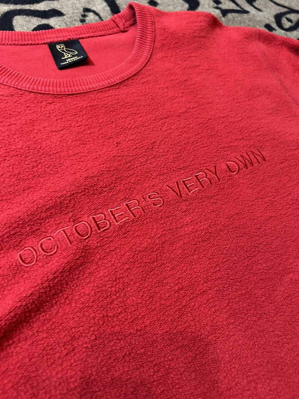 Octobers Very Own OVO Terry Cloth Wordmark Sweater - image 3