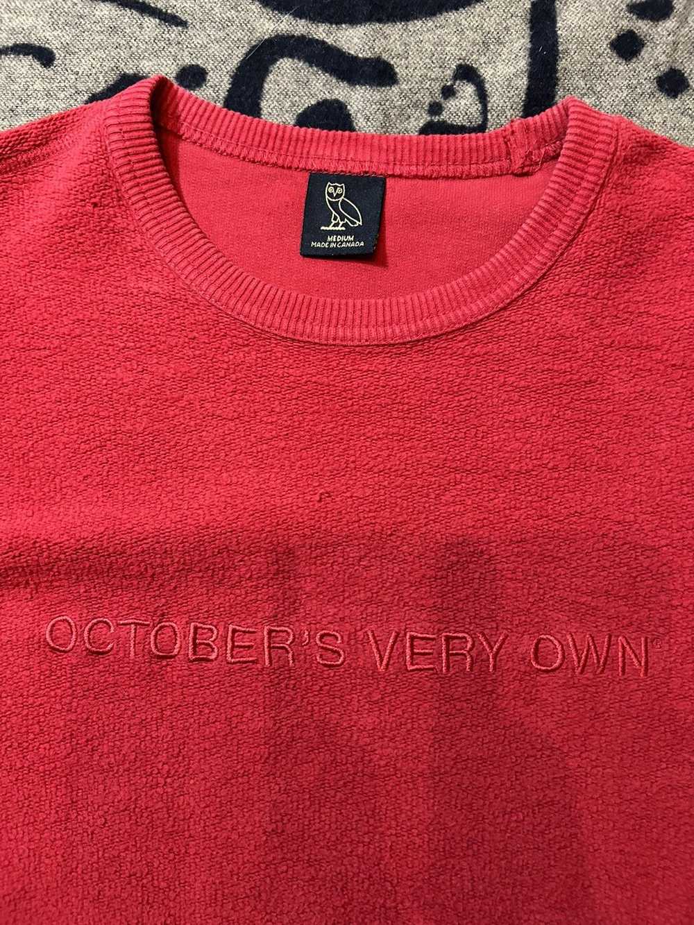 Octobers Very Own OVO Terry Cloth Wordmark Sweater - image 5