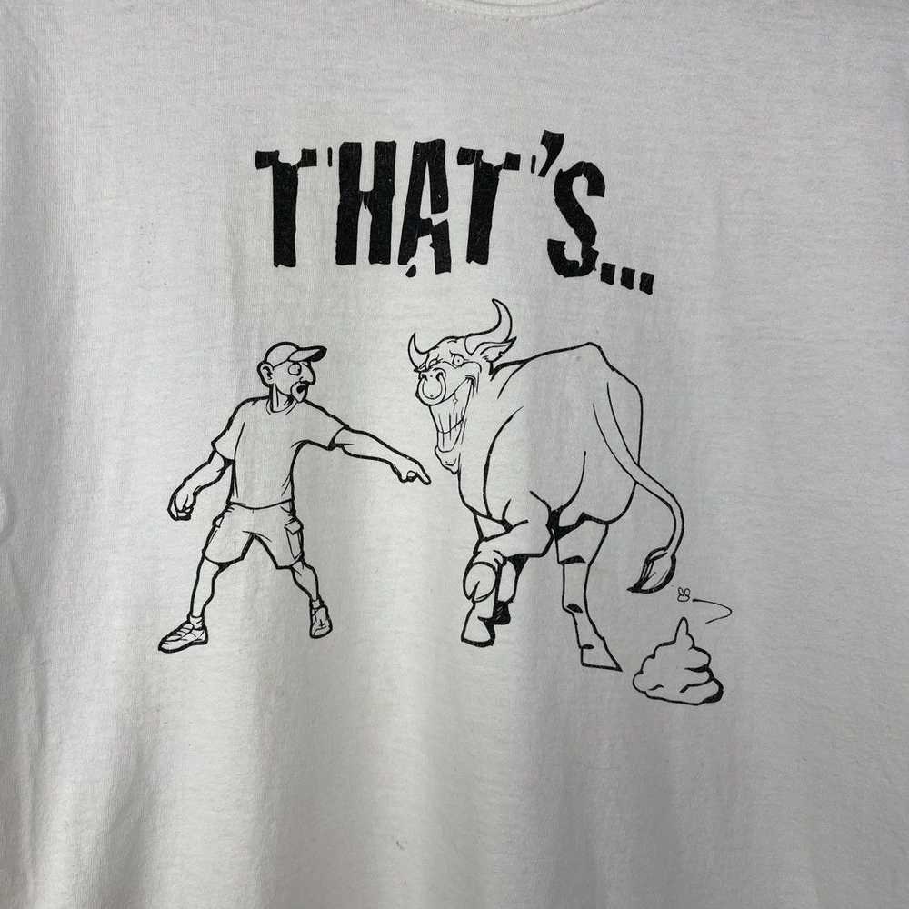 Humor × Vintage Vintage Humor “That’s... BS” Tee - image 3