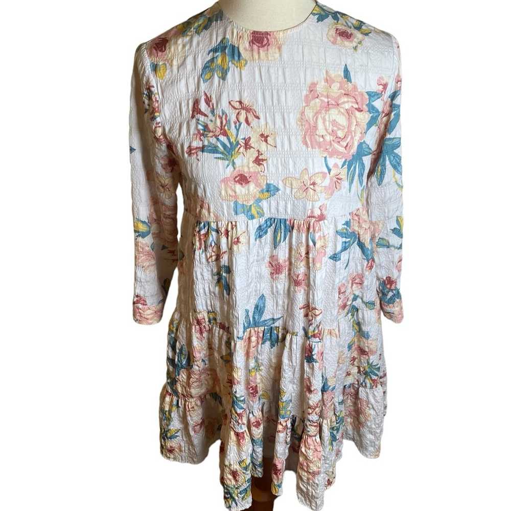 Zara Floral Babydoll Dress - image 1