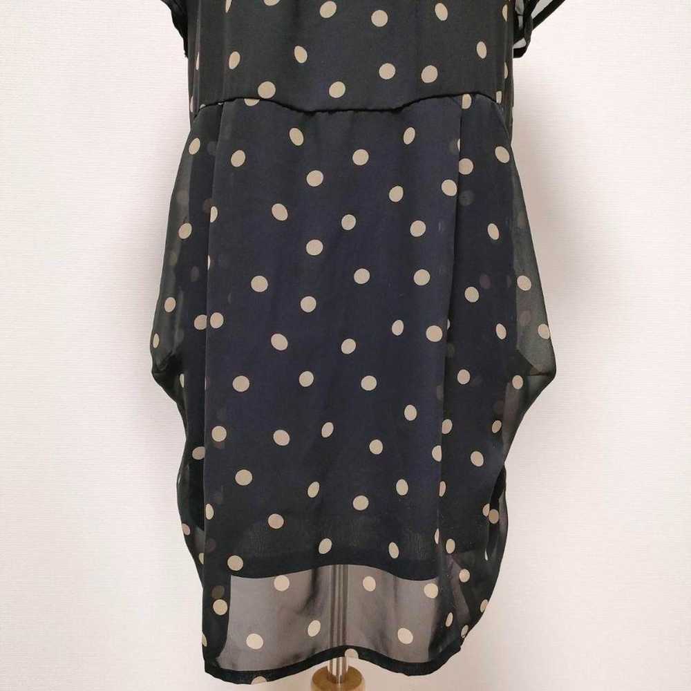 [Couture Brooch] Sheer Dot One-Piece Dress World … - image 4