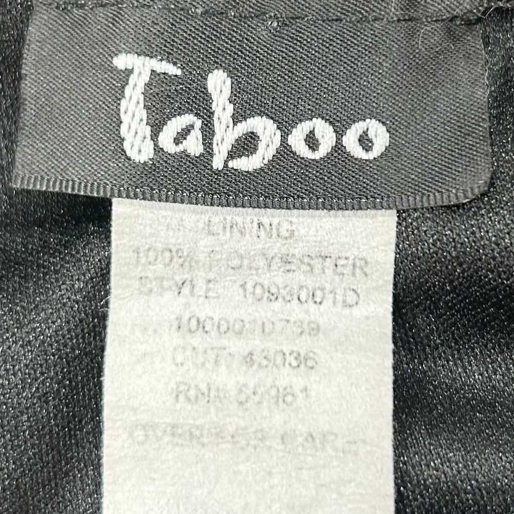 Taboo Dress Sz L Black One Shoulder Ruched Sides … - image 2