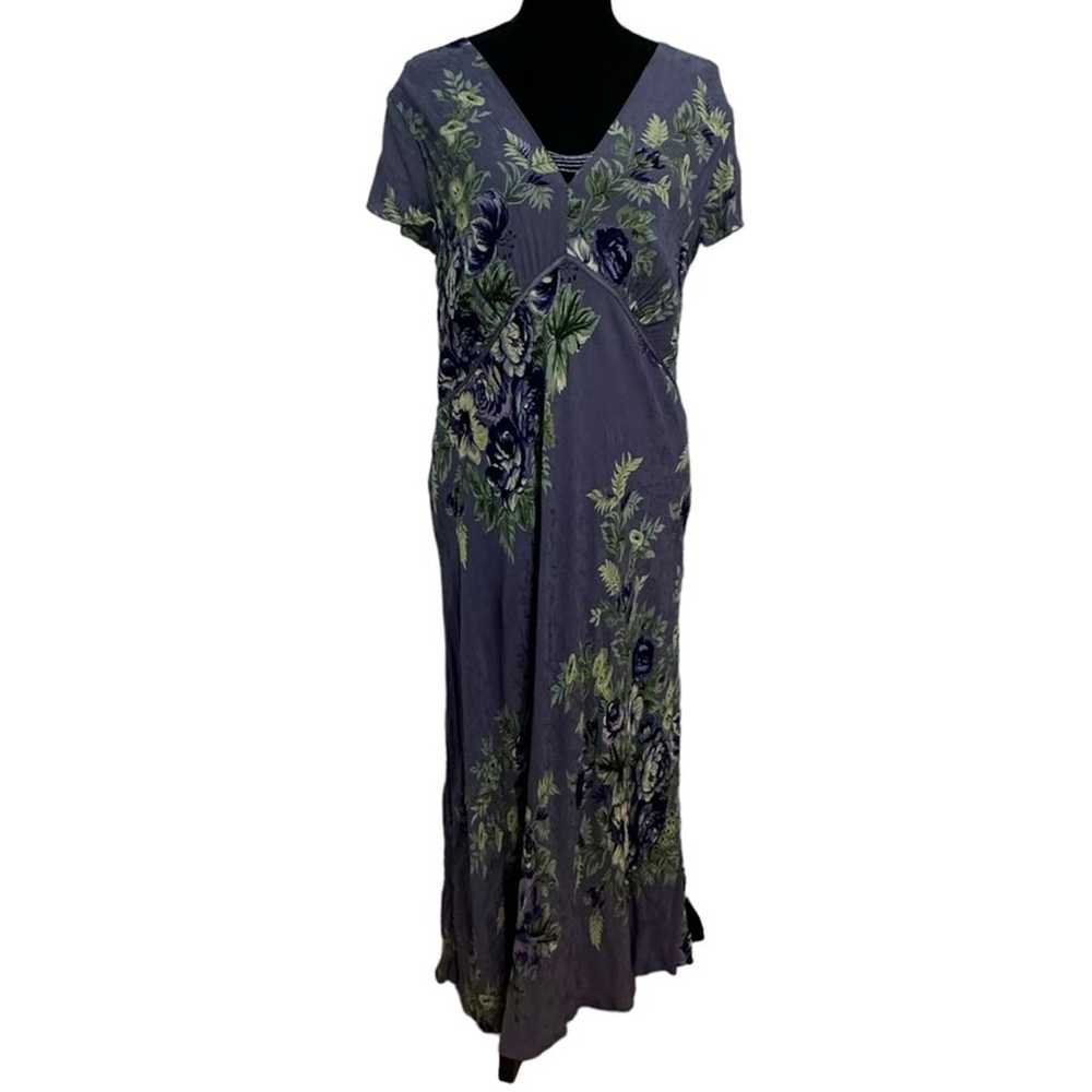 April Cornell Dress Midi Fairy Floral 90s Whimsig… - image 1